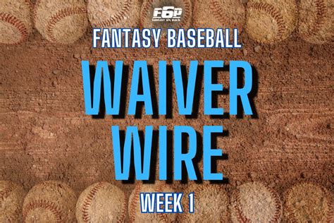 nba fantasy waiver wire|Fantasy baseball waiver wire: Crews, Muncy lead top picks.